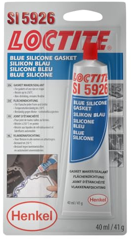 Loctite SI 5926 - Silicone bleu pour joint d'étanchéité moteur, pate à joint moteur, pate à joint carter - tube 40 ml