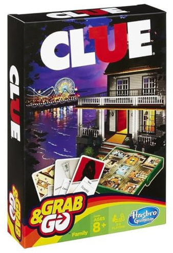 Hasbro Spiele B0999100 - Cluedo Kompakt, Reisespiel