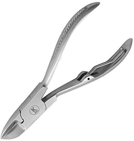 K-Pro Alicate Para Uñas de los Pies - Cortauñas Para Pies, Acero Inoxidable (Satin)