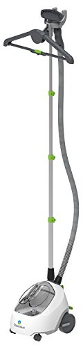 Steamfast SF-520 Full Size Fabric Steamer with Insulated Hose, Clothes Hanger, and Fabric Brush, Quick Heat-Up Time, 70-Ounce Water Tank, Chemical-Free Steam, Integrated Cord Wrap, White