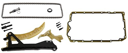 febi bilstein 47662 Steuerkettensatz für Nockenwelle, 1 Stück & 36379 Ölwannendichtung, 1 Stück