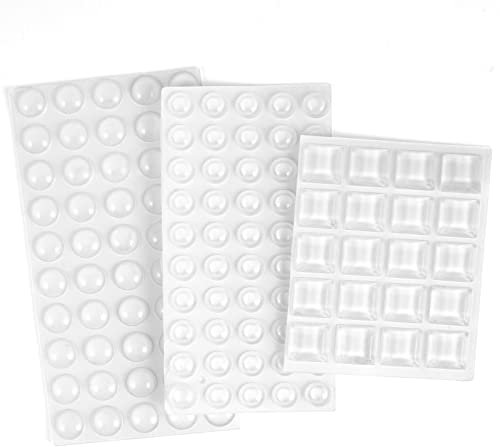 Gummipuffer Transparent,moinkerin 120 Stück Schutzpuffer Gummipuffer Selbstklebend Anschlagpuffer Anti-Rutsch-Puffer für Türen, Schränke, Tastatur Sonstiger Haushaltsgebrauch （10-12.7mm）