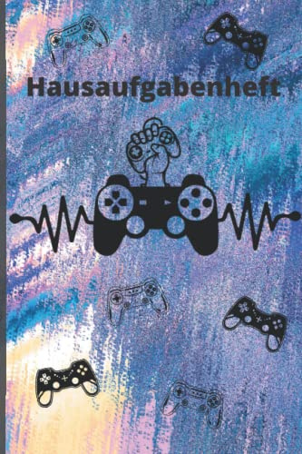 Hausaufgabenheft: Hausaufgabenplaner | Gamer Schulplaner | 4x Stundenplan| 100 Seiten | A5 Format | Schülerkalender für ein Schuljahr