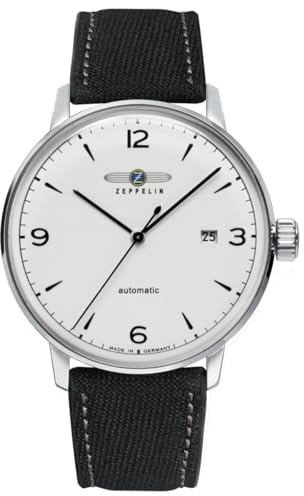 Zeppelin lz129 Hindenburg Herren Uhr analog Automatik mit Nylon Armband 8064-1n