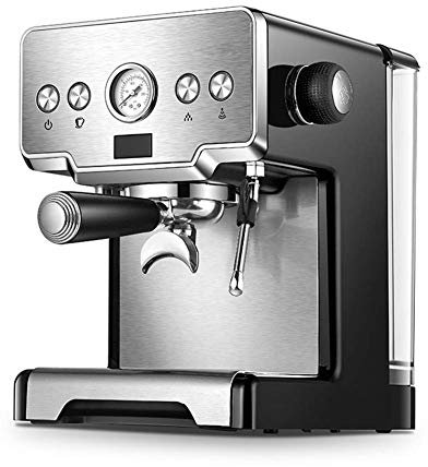 TEmkin Macchina da caffè incorporata, Macchina da caffè Domestica Italiana con pompaggio semiautomatico a Vapore, Latte, Negozio di tè, Commerciale