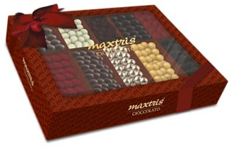 Cioccolato Confetti Maxtris - Vanity Chocolate Red - Confezione da 900 g