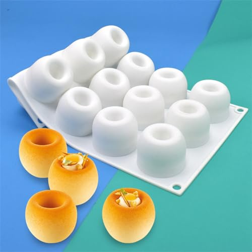 mostsom Molde de silicona al vapor para galletas de pan de maíz, moldes de chocolate para dulces, galletas, Oreos, jabón, cupcakes, pudín, gelatina, magdalenas (pan de maíz C_11.8 x 6.8 x 1.6