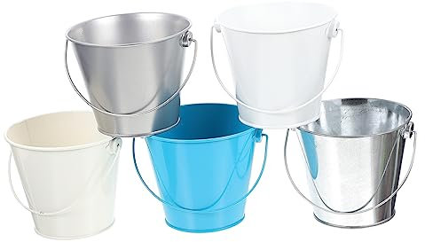 Toddmomy 5st Blumentopf Aus Eisen Blumentöpfe Mini-blumentrommeln Aus Eisen Gartendekoration Mini-blumentopf Griff Eiseneimer Sukkulenten-blumentopf Kind Blumenkübel Schmiedeeisen