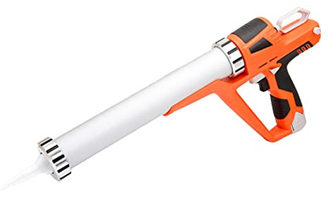 Brushless Cordless Electric Caulking Gun Automatic Professional Glass Glue Guns Sealing Glue Sealant Guns with 2xLi-Ion Battery