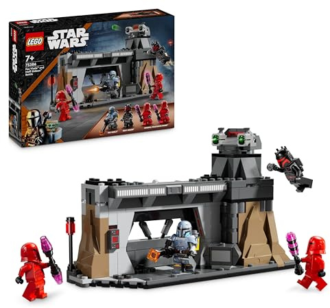 LEGO Star Wars: The Mandalorian Duell zwischen Paz Vizsla and Moff Gideon, Bauspielzeug zum Sammeln für Kinder, Geschenkidee für kreative Jungen und Mädchen ab 7 Jahren, Mandalorianer-Spielzeug 75386