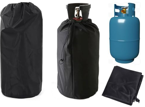 Gas Tank Cover, 31 x 59 cm, for Oxford 210D Gas Cylinder, Waterproof and UV Resistant