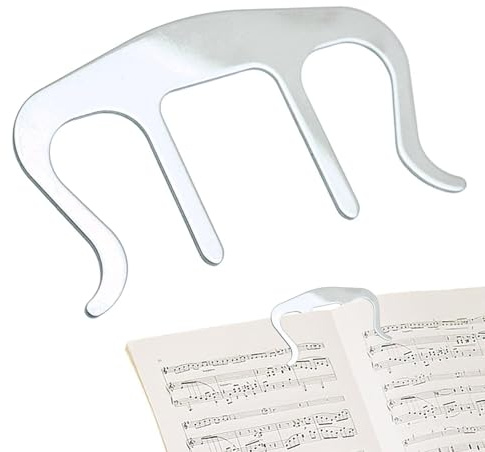 Yabauuop Piano bokhållare | Metal musikbokklipp och sidhållare,Bärbara sidmarkeringsklämmor, nothållare för piano, keyboard, stativ och böcker