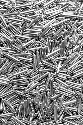 SPRINKLY - Metallic Rods - Silver - 150g Pouch