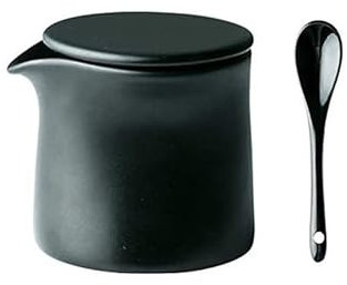 Distributeurs Distributeur d'huile et de vinaigre, pot de stockage d'assaisonnement noir, bouteille en céramique Pot à huile en céramique japonaise / Bouteille d'assaisonnement / Bouteille de vinaigre