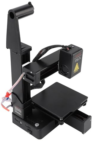 Topiky FDM 3D -Drucker, Vollständig Zusammengebaute 3D -Drucker für Kinder und Anfänger, 40 Mm/s 100x100x100mm 3D -Druckmaschine Kleiner 3D -Drucker Unterstützt 1,75 Mm Pla (EU-Stecker)