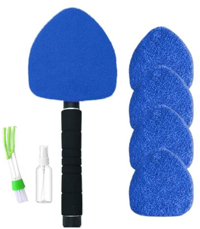 Pulitore Parabrezza Auto - Attrezzo Telescopico per Auto Detailing,Pulitore Vetri Modello Detachable per Interno Ed Esterno Veicoli