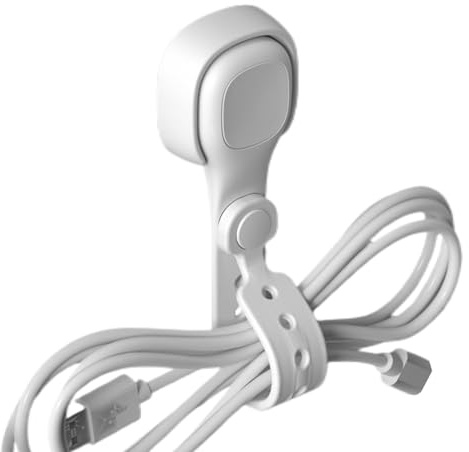 Penlimly Tiras de Cable Magnéticas de Silicona | Tiras Elásticas para Organización de Cables,Lazos para Organizar Cables de Electrónicos, Teléfonos, Carga de Datos, Electrodomésticos de