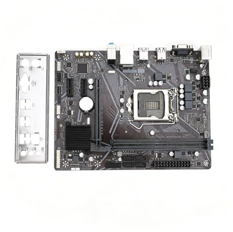 Denash H410M-S2 DDR4-Motherboard LGA1200 Micro ATX für I9 I7 I5 I3 der 10. Generation mit Dual Channel 64 GB 2933 MHz und 4 III-Ports