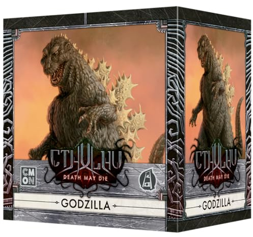 CMON Cthulhu: Death May Die Godzilla, expansion med gigantisk miniatyr för kooperativt brädspel, från 14 år, från 1 till 5 spelare, 90–120 minuter per spel, spanska