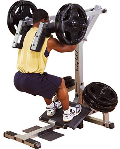Body-Solid GSCL-360 Beintrainer | Kniebeugen- und Waden-Maschine | Wadenstrecker | Kraftstation
