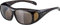 ALPINA OVERVIEW - Verzerrungsfreie und Bruchsichere Sonnenbrille für Brillenträger, Aufsatz für Brillenträger, 100 Prozent UV-Schutz Für Erwachsene