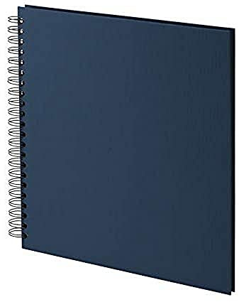 Rössler - S.O.H.O. Fotoalbum 290x290 mm Schwarze Seiten Navy | Fotobuch zum Einkleben und Gestalten von Erinnerungen, Reisen und besonderen Momenten