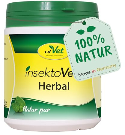 cdVet InsektoVet Herbal 250 g - natürliche Nahrungsergänzung für Hunde mit Vitaminen, Mineralstoffen und Spurenelementen zur Unterstützung des Hautstoffwechsels und Abwehrfunktion der Haut