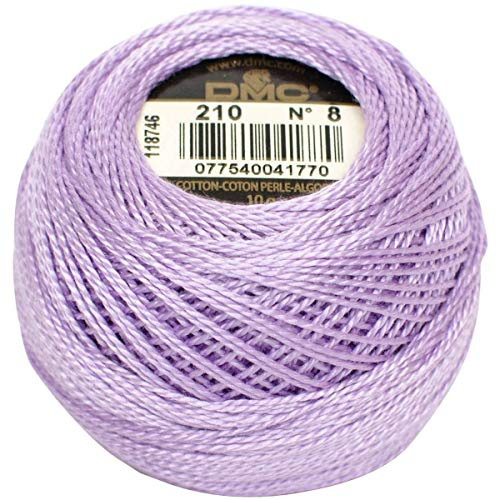 210 DMC Perlgarn, Baumwolle, Größe 8, 10 g Ball
