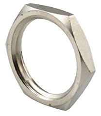 Dado esagonale con filettatura in ottone nichelato, acciaio inox, raccordi zincati (G 1/4, acciaio inox 4A)