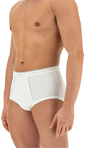6 SLIP ALTO MUTANDA CAGI ART.1200 100% COTONE COSTINA BIANCO (TG.5)