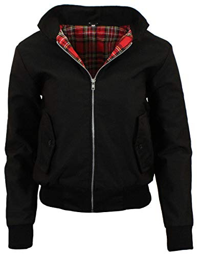 GAME Dames Classique Vintage Harrington Jacket - Noir
