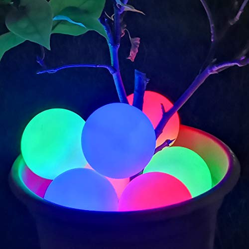 Luce LED per spa, IP68 Impermeabile Luce Galleggiante Piscina, Colore Cambiando Palla Lampada Notturna, Hot Tub Luces Sfera Regalo per bambini amante amici famiglia compleanno festa Proporre -2pcs