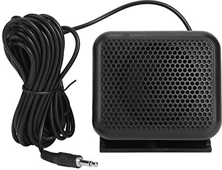 Ladieshow NSP-100 altoparlanti esterni auto, Altoparlante da Esterno, altoparlante esterno per radio ham, altoparlanti esterno auto, noir per Yaesu Ft-847 Ft-920 Ft-950 Ft-2000
