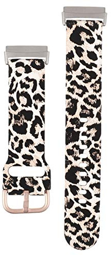 Hemobllo Leoparden-uhrenarmband Für Versa3 TPU-Armband Angenehm Zu Tragen Robustes Modisches Muster Ersetzen Sie Ihr Altes Armband
