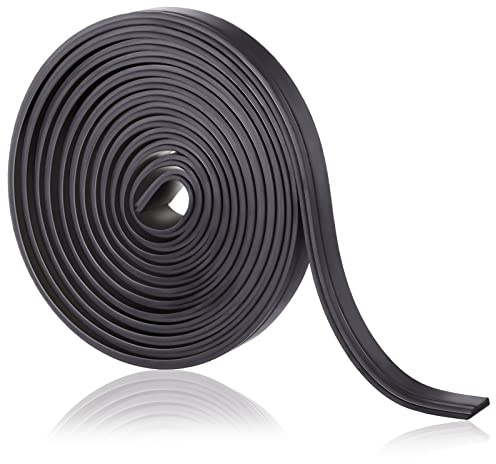 75 Inches Flexible Magnetic Strip Insert Shower Door Magnetic Strip Replacement Magnet Shower Door Replacement Parts for Framed Semi Framed Swinging Glass(1 Roll)