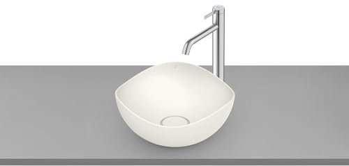 ROCA A327A15620 OHTAKE Lavabo de Sobre Encimera Fineceramic Color Blanco Mate