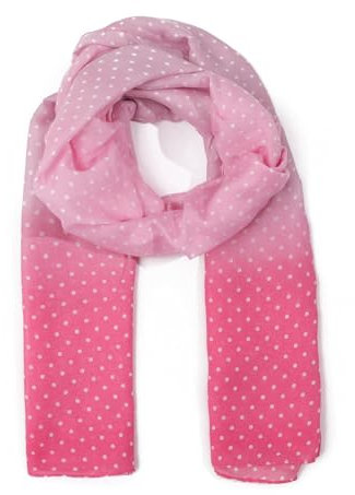 stylx Damen Schal mit LEOPARD Muster, Leichtes Halstuch mit Fransen, Modische und Elegante Sommer und Helbst Leo Schals für Frauen (fuchsia)