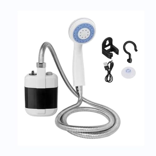 MagiDeal Elektrische praktische Außendusche, tragbare Campingdusche, Reisedusche für die Reinigung von Haustieren, Heimgebrauch, Pflanzen, Bewässerung,
