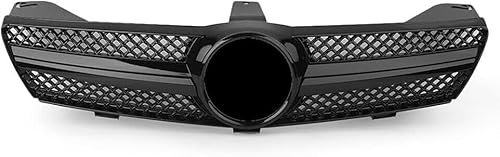 NAIRE Kühlergrill für Mercedes CLS Class W219 CLS500 SLS600 CLS63 AMG 2004-2008,Verschleißfest Front Motorhaube Kühlergrill Auto Grill Auto Front Kühlergrille,A/Black