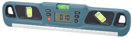 Nivel Digital Pantalla LCD Nivel Digital Multifunción de Alta Precisión e Inclinómetro Transportador para Proyectos de Construcción (cian)