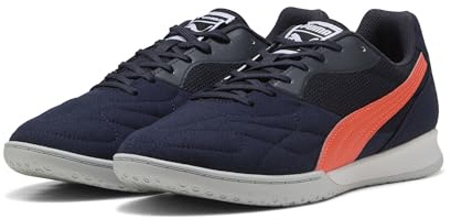 PUMA Unisex King Top It fotbollssko, Ny marin glödande röd silverdimma, 44.5 EU
