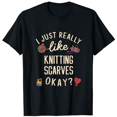 Ich mag Strickschals wirklich okay? T-Shirt
