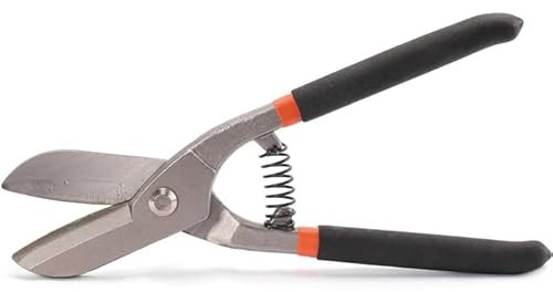 Cesoie per Lamiera, Forbici da Lattoniere, Taglio Dritto,Forbice da Lattoniere Professionale,Lame in Acciaio al Carbonio e Impugnatura Antiscivolo 300mm