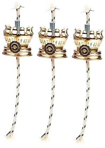 WHAMVOX Petroleumlampenbrenner Metall Ersatzdocht Öllampe Vintage Petroleumlampe Zubehör Für Selbstgemacht Und Ersatz