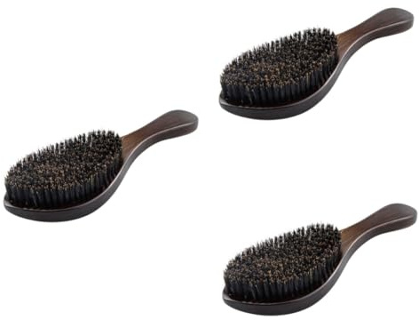 FOMIYES 3 Stk Bartbürste beard care bartpflege set bartpflege-set Bartschneider Bartpflegeprodukte bartpflege+set Bartwachs beard wax bartshampoo Massagekamm für Männer Bambus Coffee