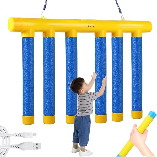 Zedamso Reflex Game Falling Sticks,Reflex Stick Game,Reflex Challenge Game, Catching Sticks Game, Drop Stick Game,Speed Stick Game, Reaction Time Training, Hand Eye Coordination Training (Blue)