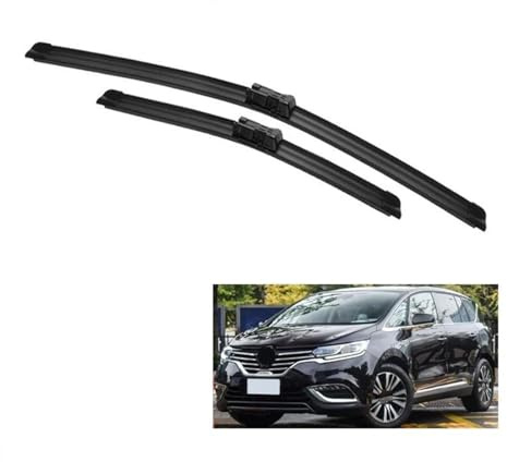 Spazzole tergicristallo Anteriori per Renault Espace V 2015, 2016, 2017, 2018 e 2019.