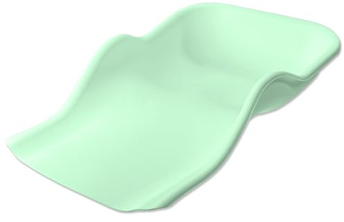 Flexible Foot Debris Tray - Podiatry Chiropody Domicilary - Soft Rubberised Tray Comfortable Easy Clean - Carry Bag Included (Green)