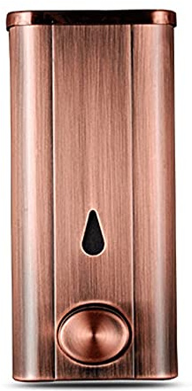 HDBCYUAZ Dispenser Sapone Bottiglia per disinfettante Manuale Manuale in Acciaio Inox, distributore di Sapone per Doccia a Muro, Tre Colori, Adatto per Hotel e Famiglie Distributore di liquidi(Red)