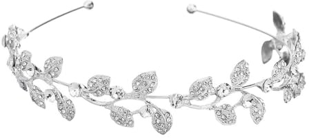 PENIKOKO Diadema Gemasy de Imitación de Aleación Elegante Cómoda para Usar en Color Plata en Fiestas y Diferentes Ocasiones Obsequios